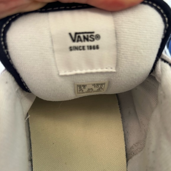 Men’s Knu Skool Vans Blue and White Sneakers - Picture 10 of 12